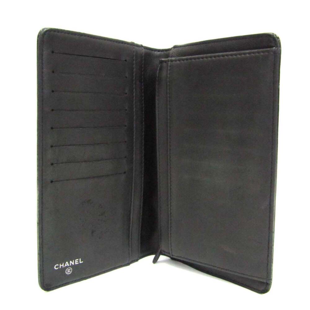 CHANEL Authentic Black Leather Wallet - Picture 3 of 16